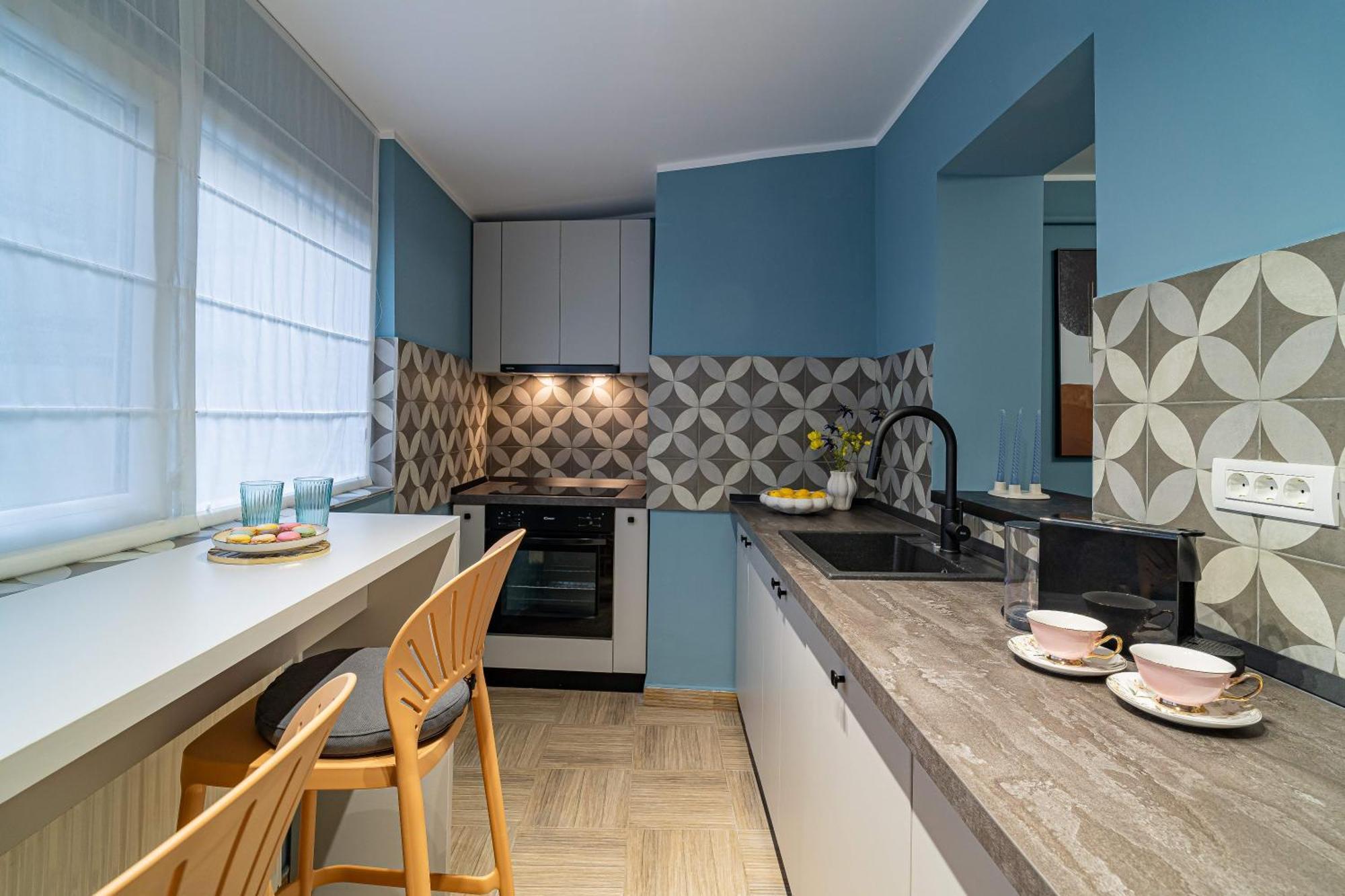Celestial Azure - Tranquil 1Br In Piata Universitatii 부쿠레슈티 외부 사진
